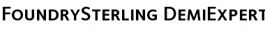 FoundrySterling-DemiExpert Regular Font