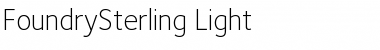FoundrySterling-Light Font