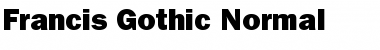 Francis Gothic Font
