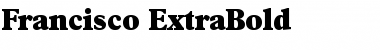 Francisco-ExtraBold Font