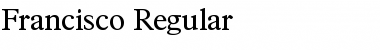 Francisco-Regular Regular Font