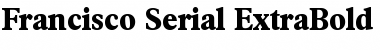 Francisco-Serial-ExtraBold Font