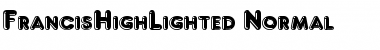 FrancisHighLighted Normal Font