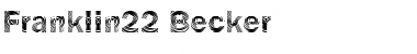 Franklin22 Becker Font