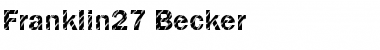 Franklin27 Becker Font