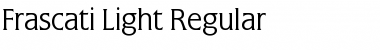 Frascati-Light Regular Font