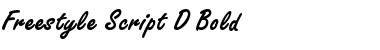 Freestyle Script D Bold Font