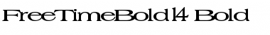 FreeTimeBold14 Bold Font