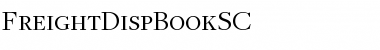 FreightDispBookSC Regular Font