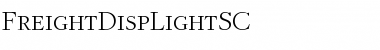 FreightDispLightSC Font