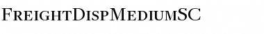 FreightDispMediumSC Regular Font