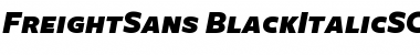 FreightSans BlackItalicSC Font