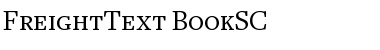 FreightText BookSC Font