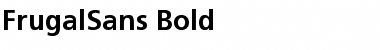 FrugalSans-Bold Regular Font