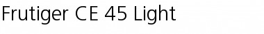 Frutiger CE 45 Light Font
