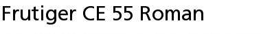 Frutiger CE 55 Roman Font