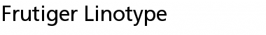 Frutiger Linotype Font