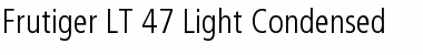 Frutiger LT 47 LightCn Font