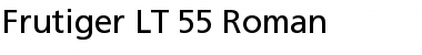 Frutiger LT 55 Roman Regular Font