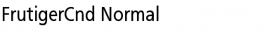 FrutigerCnd-Normal Font