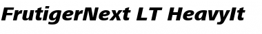 FrutigerNext LT Medium Font