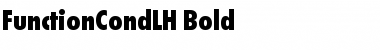FunctionCondLH Bold Font
