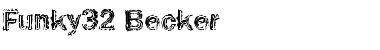 Funky32 Becker Regular Font
