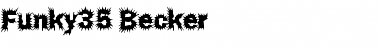 Funky35 Becker Font