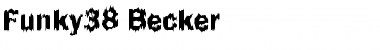 Funky38 Becker Regular Font
