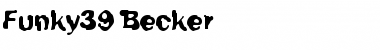 Funky39 Becker Font