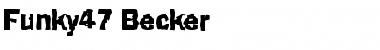 Funky47 Becker Regular Font