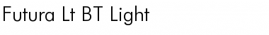 Futura Lt BT Light Font
