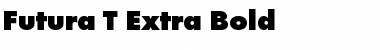 Futura T Extra Bold Font