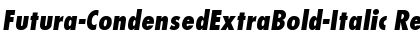 Futura-CondensedExtraBold-Italic Font