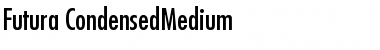 Futura-CondensedMedium Font