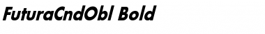 FuturaCndObl-Bold Font