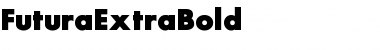 FuturaExtraBold Regular Font