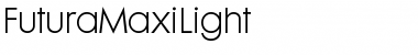 FuturaMaxiLight Font