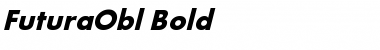 FuturaObl-Bold Font