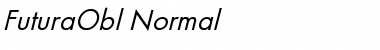 FuturaObl-Normal Font