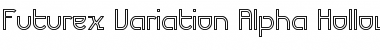 Futurex Variation Alpha Hollow Font