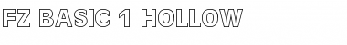 FZ BASIC 1 HOLLOW Normal Font