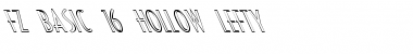 FZ BASIC 16 HOLLOW LEFTY Normal Font