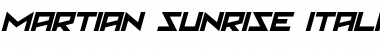 Martian Sunrise Font