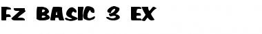 FZ BASIC 3 EX Font