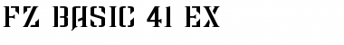 FZ BASIC 41 EX Font