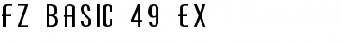 FZ BASIC 49 EX Font