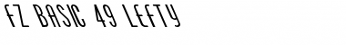 FZ BASIC 49 LEFTY Font
