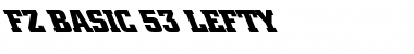 FZ BASIC 53 LEFTY Normal Font