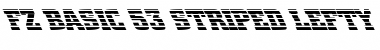 FZ BASIC 53 STRIPED LEFTY Font